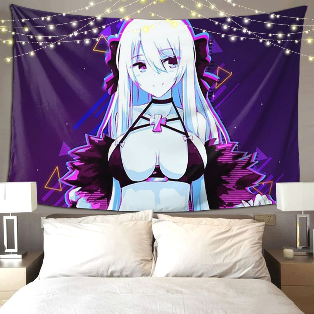 Kar 98K Girls Frontline Tapestry Hippie Wall Hanging Aesthetic Home Decoration Tapestries for Living