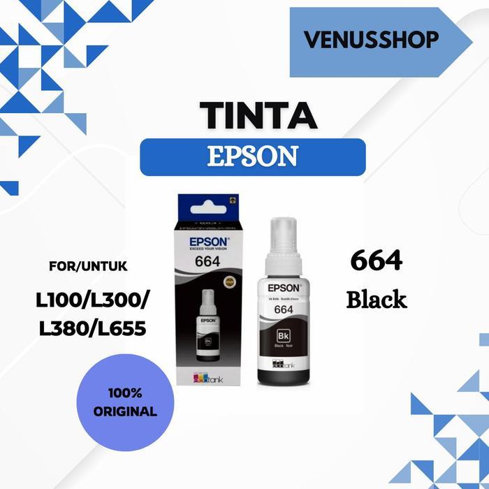 426e- Epson Tinta 6641 Black - Epson Ink 6641 Hitam Original