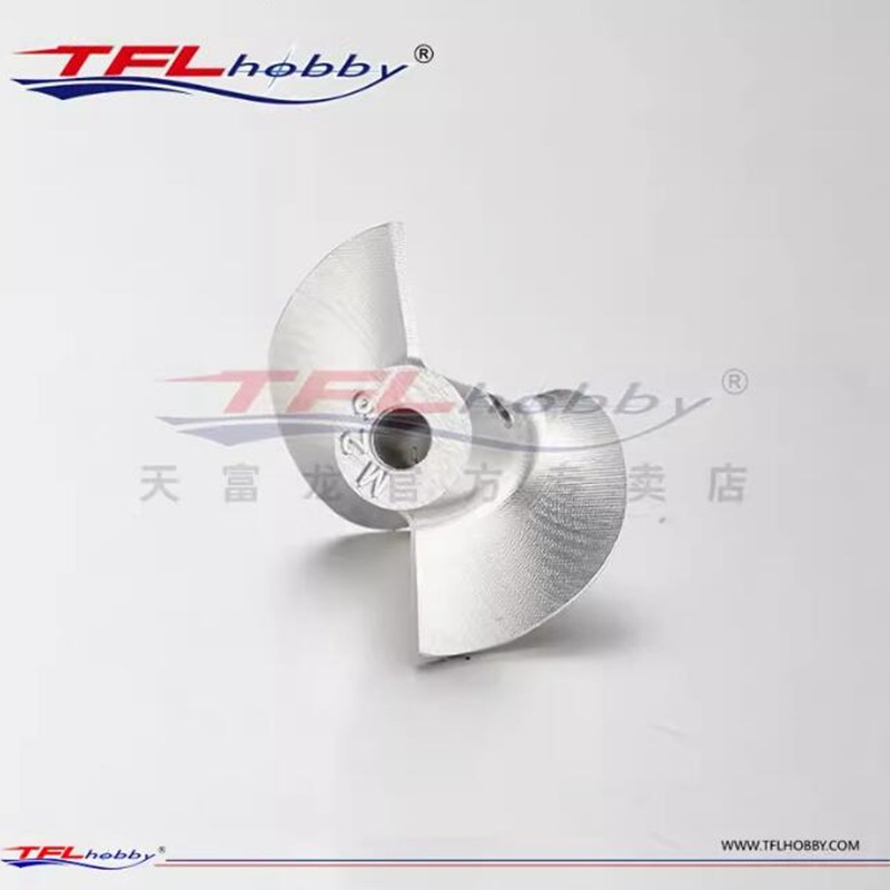 Two Leaf Blade Cnc Aluminium Propeller For Tfl 24Mm Water Jet For Rc Boat
