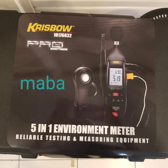 KRISBOW ENVIRONMENT METER 5 IN 1 PRO 10176832