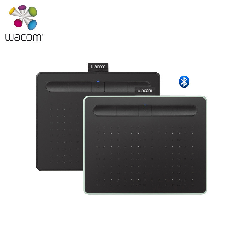 Wacom Intuos Small Ctl-4100Wl Bluetooth Graphics Drawing Tablet Compatible With Mac, Pc, Chromebook