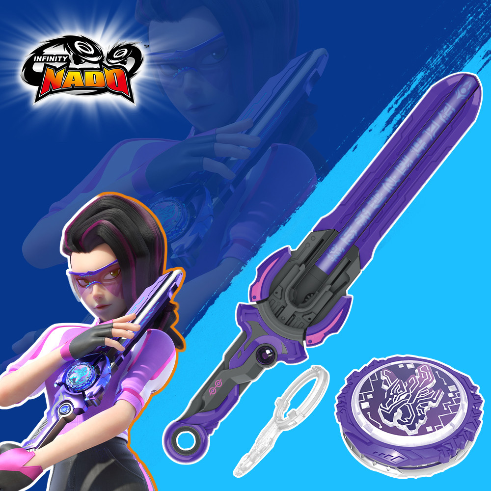 Infinity Nado 6 Standard Pack-Dream World Magic Dragon Glowing Metal Spinning Top Gyro with Monster 