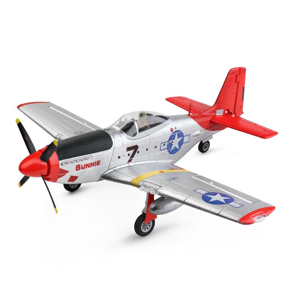 Wltoys Xk A280 Rc Airplane P51 Fighter Simulator 2.4g 3d6g Mode Aircraft With Led Searchlight Plane 