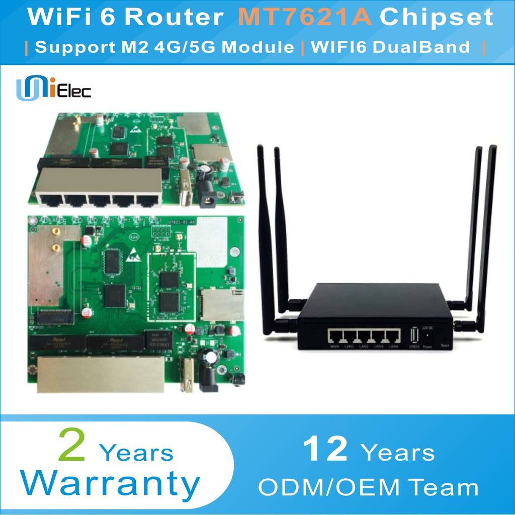 Mtk Mt7621 Enterprise Wireless Dual Band Wifi6 Router Lte 4G 5G Openwrt Gigabit Mt7621A Chiet Sim
