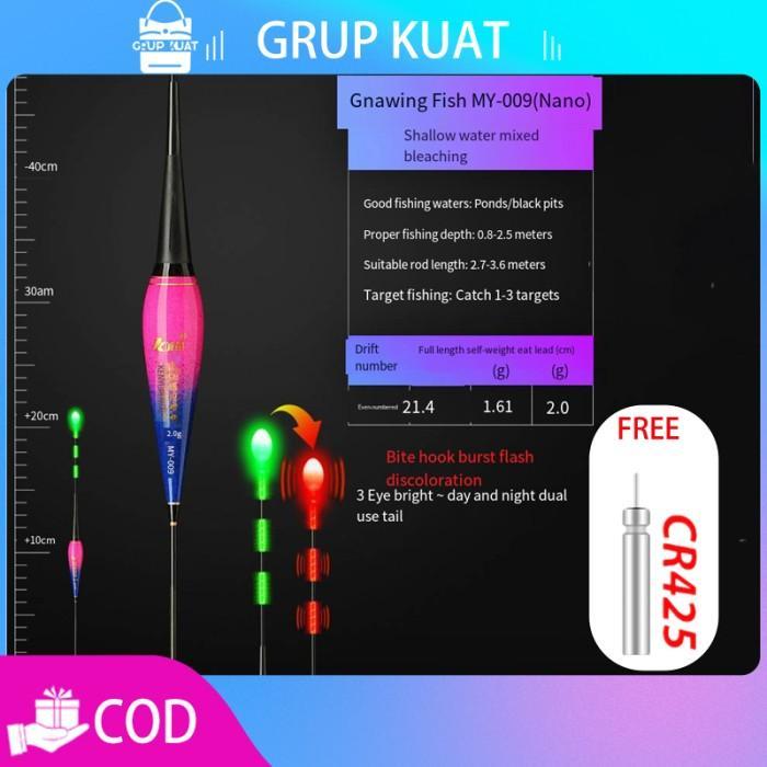 Pelampung Pancing Led Lampu Berganti Warna Alat Pancing Elektrik