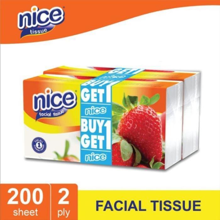 [Voucher] Buy 1 Get 1 Nice Facial Tissue 2Ply 200Sheet/
