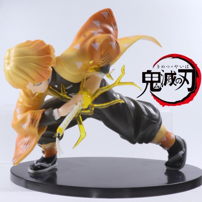 Action Figure Demon Slayer Rengoku Tanjiro Zenitsu Agatsuma Statue Pvc Promo