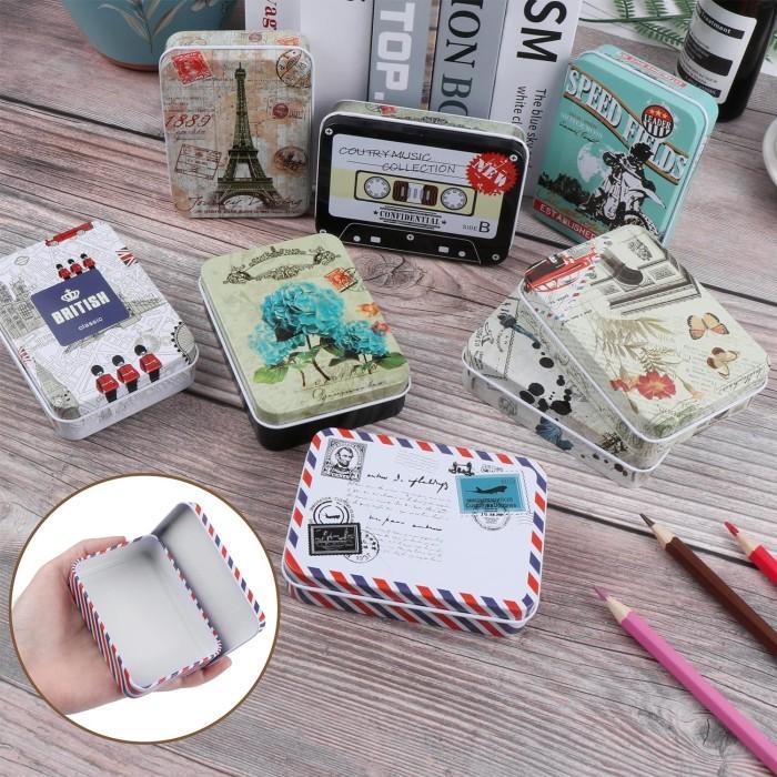 JDR Kotak Tempat Perhiasan Box Cigarettes Cases Design Tinplate