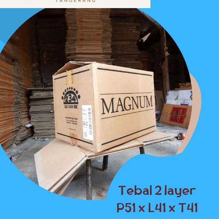 Kardus Pindahan Bekas Rokok Magnum P58 x L40 x T40cm (HANYA MENJUAL KARDUS BUKAN ISINYA)