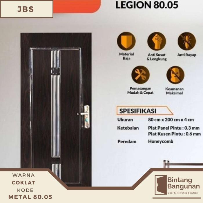 Pintu Rumah Pintu Kamar Baja Fortress LEGION 80.05 - 80x200