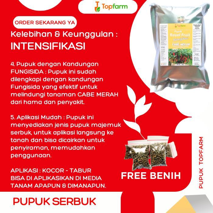 Digazsin_ Pupuk Cabe Merah Serbuk - Pupuk Khusus Pohon Cabe Merah / Pupuk Penyubur Tanaman Cabe