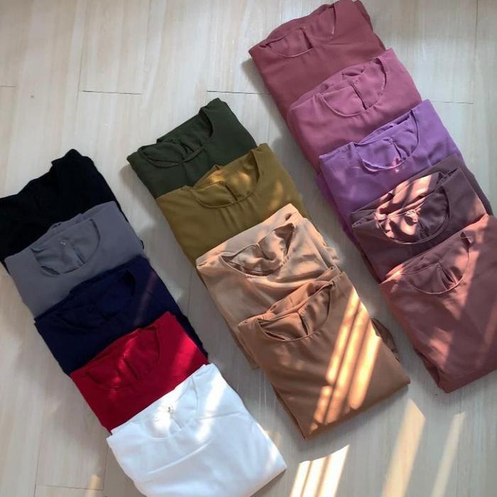 READY Gamis Malaysia XXL JUMBO LD 120 Gamis Remaja Syari ceruty Babydoll Premium Polos Elegan Mewah