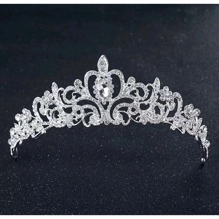 smq4- Austria Crown - Mahkota Pengantin Hijab / Rambut - Bridal Crown