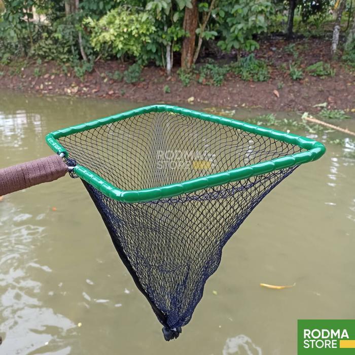 wkgw- Serok Serokan Ikan Besar Nilon Noklis Tebal Cm Jaring Lamit Lele Gurami Gurame