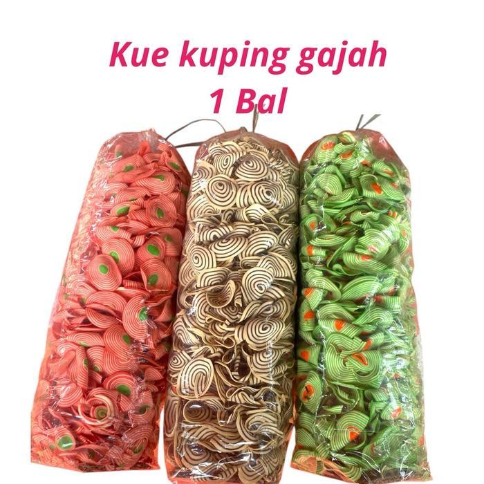 Kue kuping gajah 1 BAL TERMURAH SNACK CEMILAN JADUL