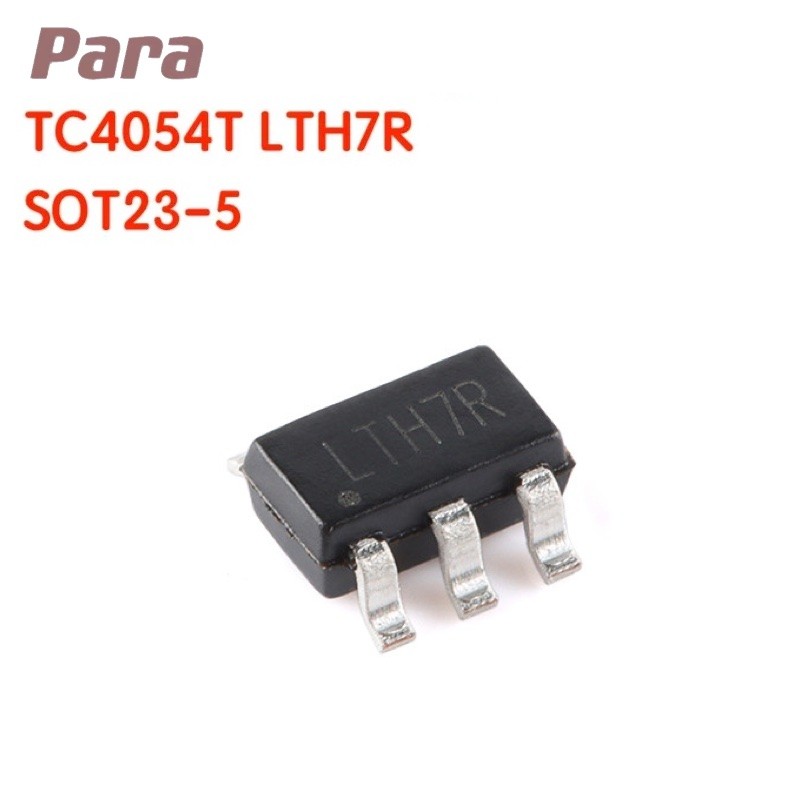 20/10Pcs Tc4054T Sot23-5 Tc4054 Sot-23 Lth7R Tlc4054 Tp4054 0.5A Linear Lithium Lon Battery Charger