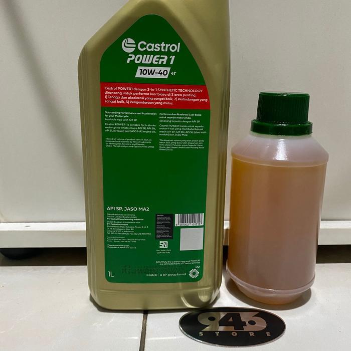 Castrol Paket Oli Mesin Vespa Sprint Primavera LX S GTS 3V Iget 1300ml Original
