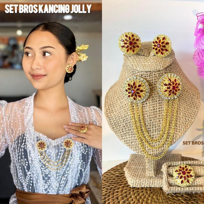 SIAPKIRIM STARLIGHT BALI - Set Bros Kancing Jolly/ Set Alpaka Emas / Set Alpaka / Bros Bali / Bros