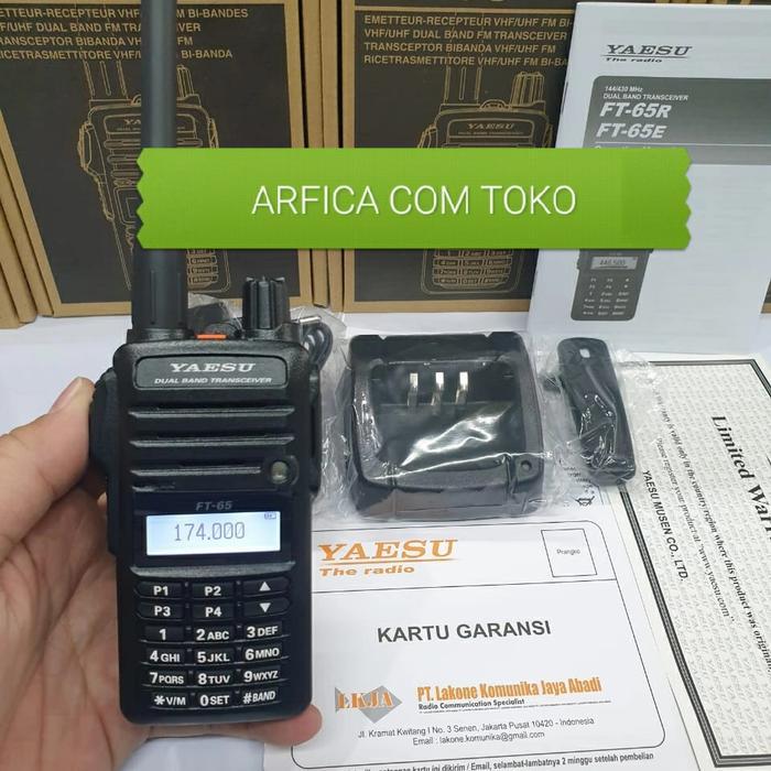 Ht Yaesu Ft-65 Dual Band Garansi Resmi