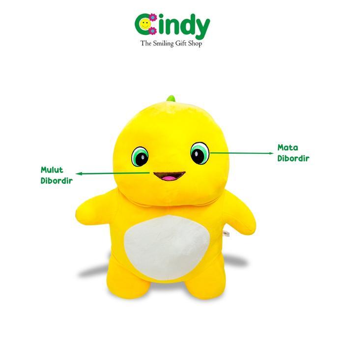 Cindy Boneka Nailong Milk Dragon Jumbo - Mainan Boneka Karakter Naga Susu Dino Kuning Ukuran Jumbo