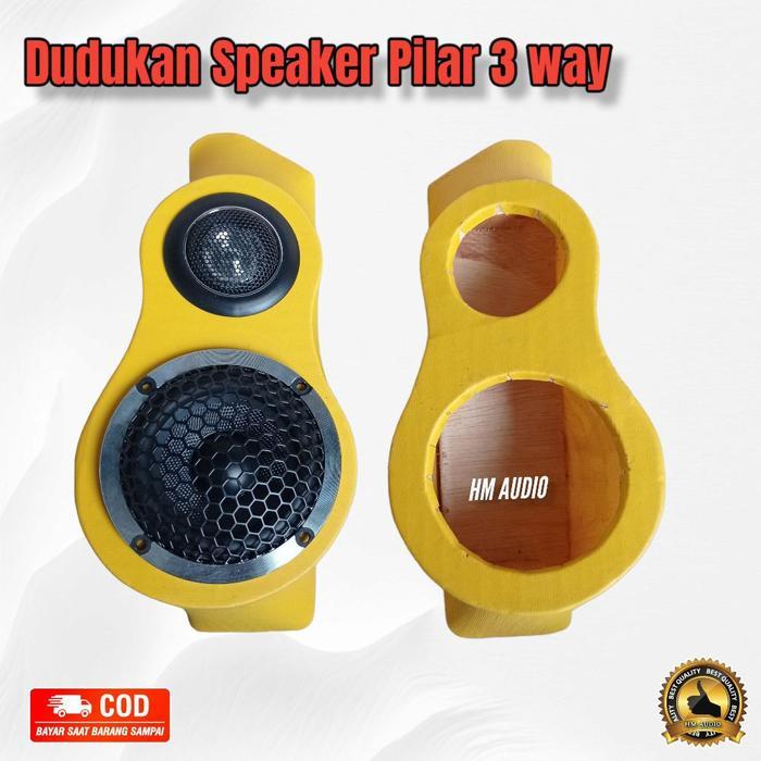 DUDUKAN SPEAKER PILAR 3 WAY DUDUKAN SPEAKER 3 INCH CAR