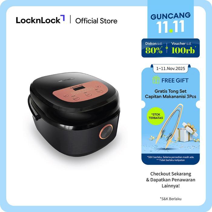 Cypruz Kitchenware - LocknLock Low Carbo Multi Cooker Black - EJR328BLK