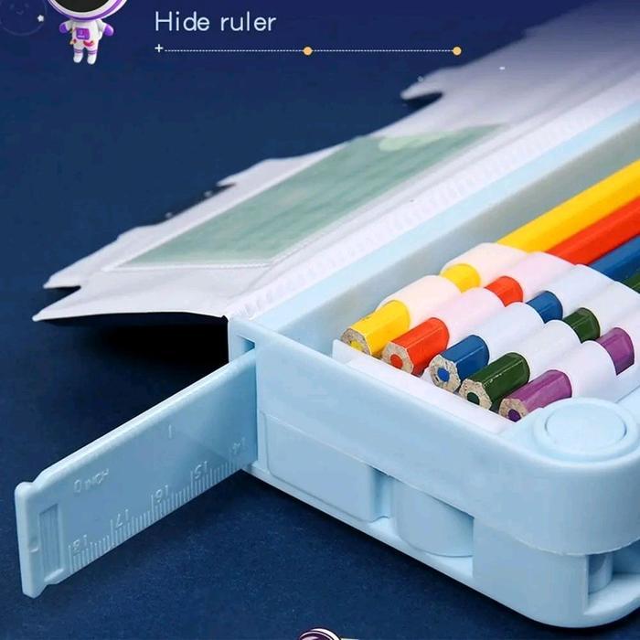 Kotak Pensil Multi Fungsi Premium/Tempat Pensil Anak Laki-Laki Perempuan Lengkap/Kotak Pensil Viral