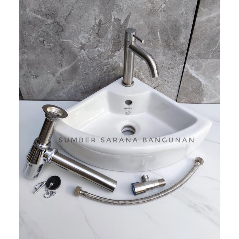 Wastafel Jayco Sudut Cuci Tangan / Westafel Kecil Wb 2026 Komplit Set
