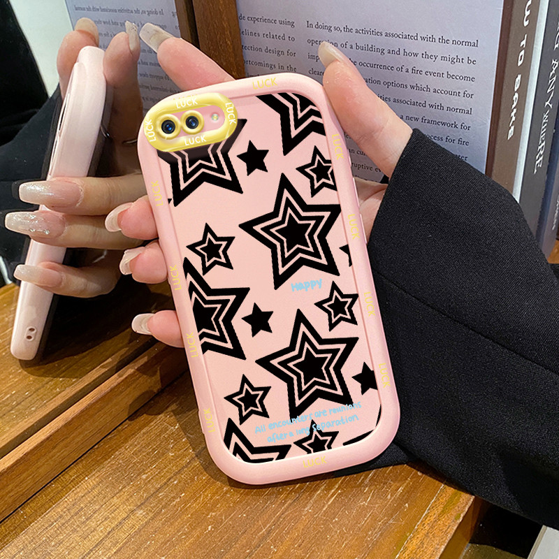 Casing Hp untuk OPPO A5 A3s A12E Realme C1 Case Casing HP Softcase silikon Kasing lanyard pribadi pe