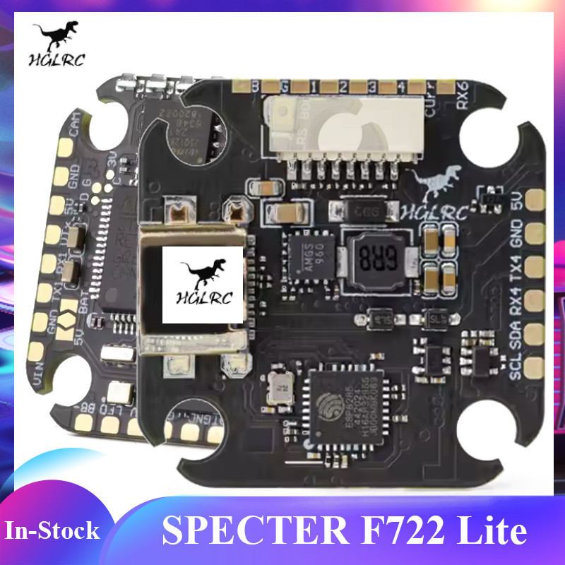 Hglrc Specter F722 Lite Flight Controller Ruggedized Lightweight Design For Stem Education &