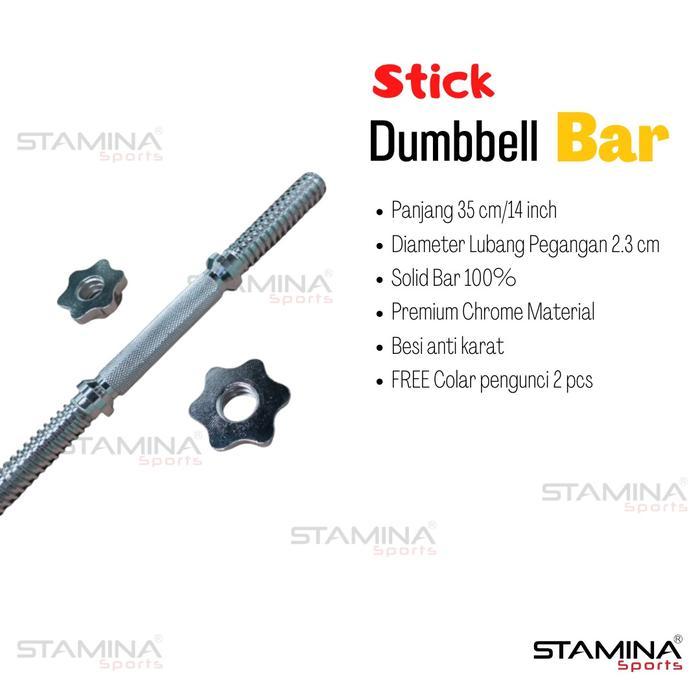 h5sb- Stick Barbel/Dumbell 35 Cm Stick Dumbell Bar Fitness Stick Bar Stamina