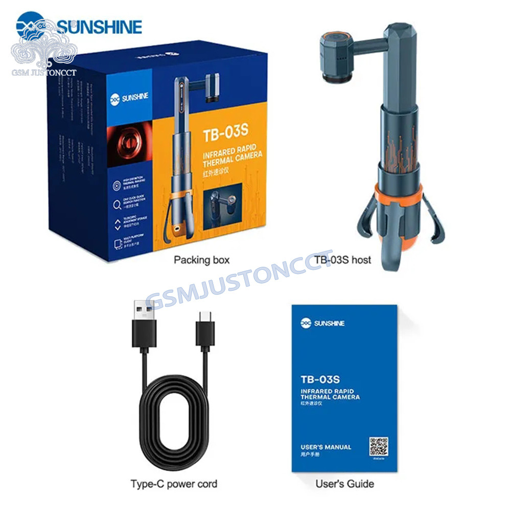 SUNSHINE TB-03S PCB Repair Motherboard Infrared Quick Detector Microscope Bracket Mobile Phone BGA C
