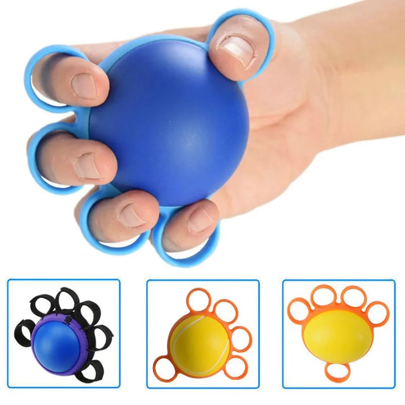 Hand Therapy Grip Strength Strengthener Ball Stretcher Finger Fitness Arm Strength Exercise Muscle