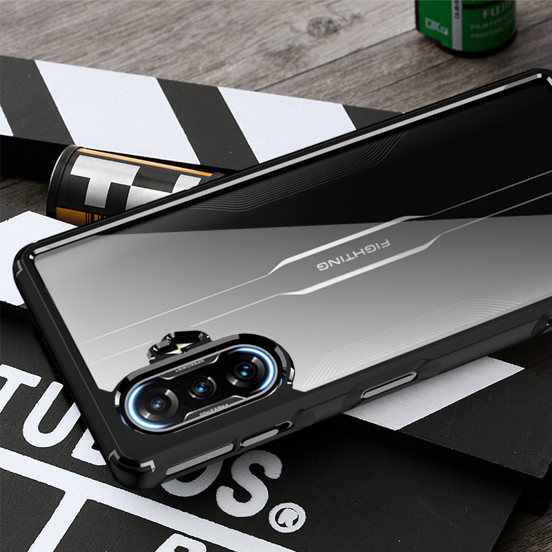 Ultra-thin Soft TPU Frame Transparent Acrylic Shockproof Case For   K40 Gaming K50 Gaming Hard PC Pr