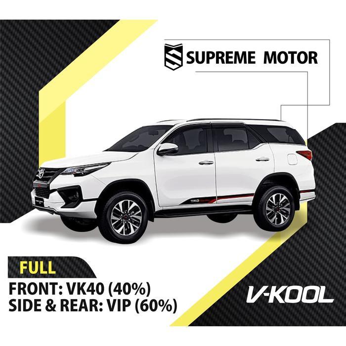 Kaca Film Mobil Full V-Kool Toyota Fortuner VK40 + VIP