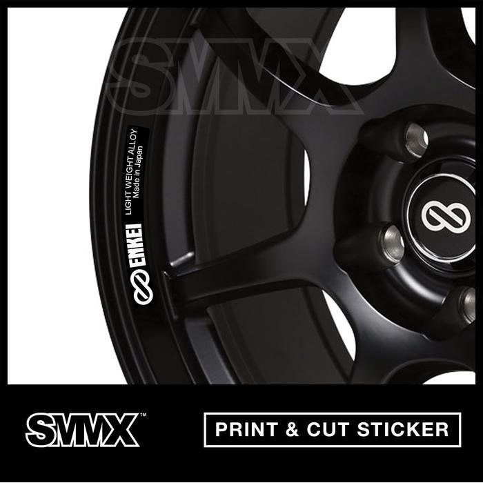 Sticker Stiker Velg motor mobil Enkei