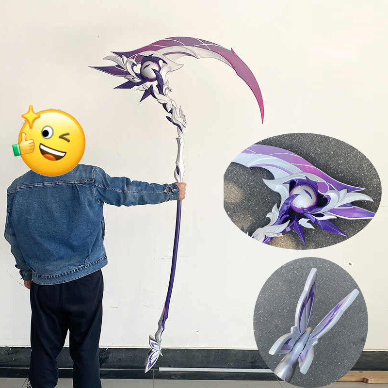 Castorice Cosplay Weapon Scythe PU Props Game Honkai Star Rail Costume Prop Halloween Comic