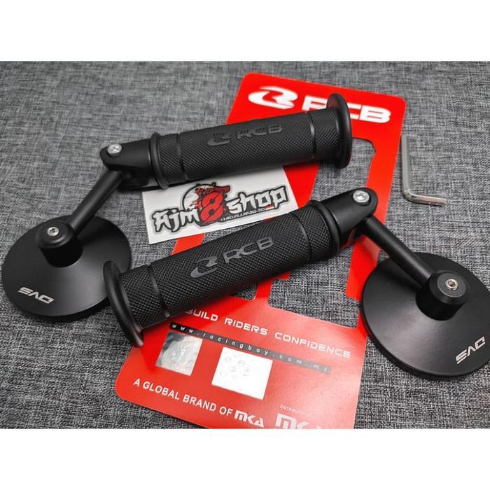 TERBARU RCB Spion Jalu Bulat Plus Handgrip RCB RACING BOY HG55 Original Universal Motor scoopy nmax