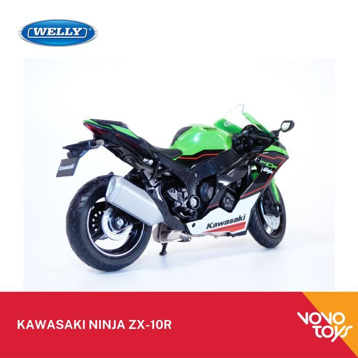 Diecast Motor Kawasaki Ninja Zx-10R Welly Original
