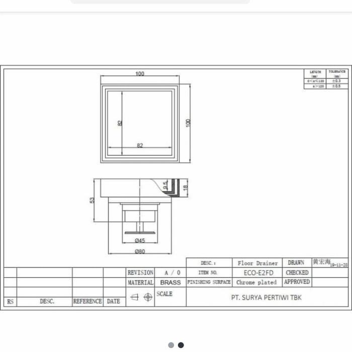 Eco E2Fd Floor Drain