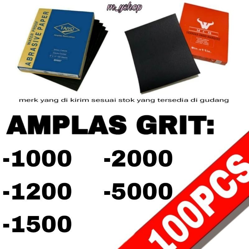 1PACK-hamplas halus hamplas kasar amplas lembaran amplas grit 1000 1200 1500 2000 5000 amplas halus