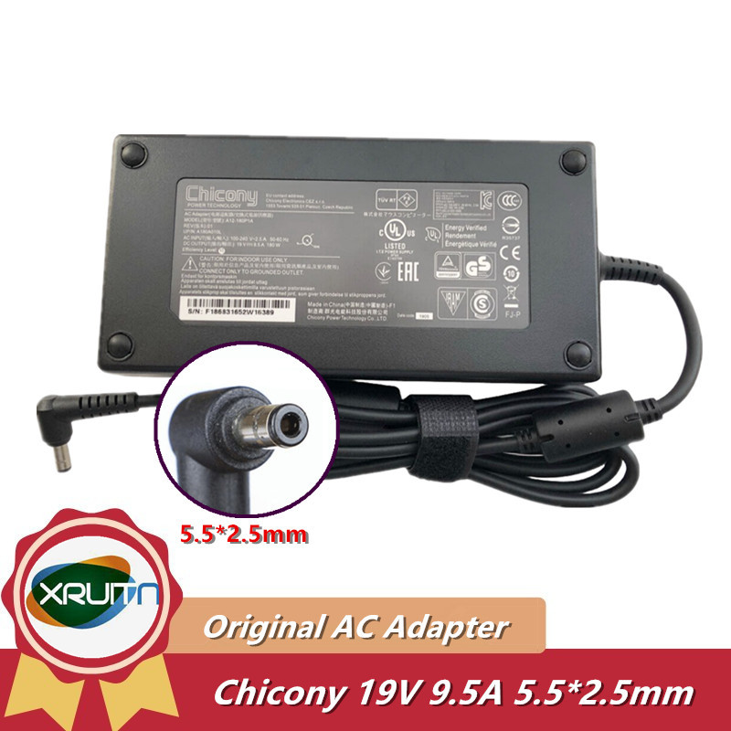 Original Chicony A12-180P1A A180A010L 19V 9.5A 180W AC Adapter Laptop Charger For MSI Laptop Power