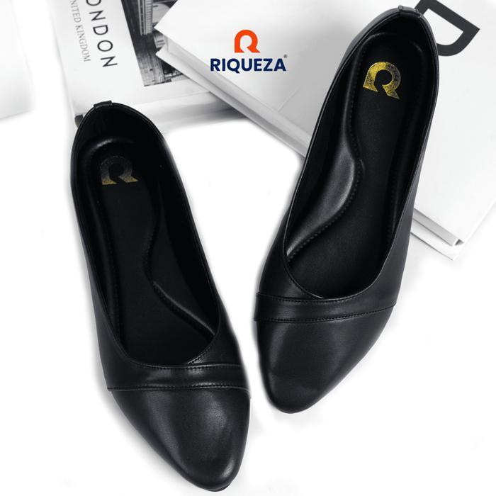 SEPATU PANTOFEL WANITA KERJA RIQUEZA HAZEL HEELS PANTOFEL HAK TAHU 3 CM
