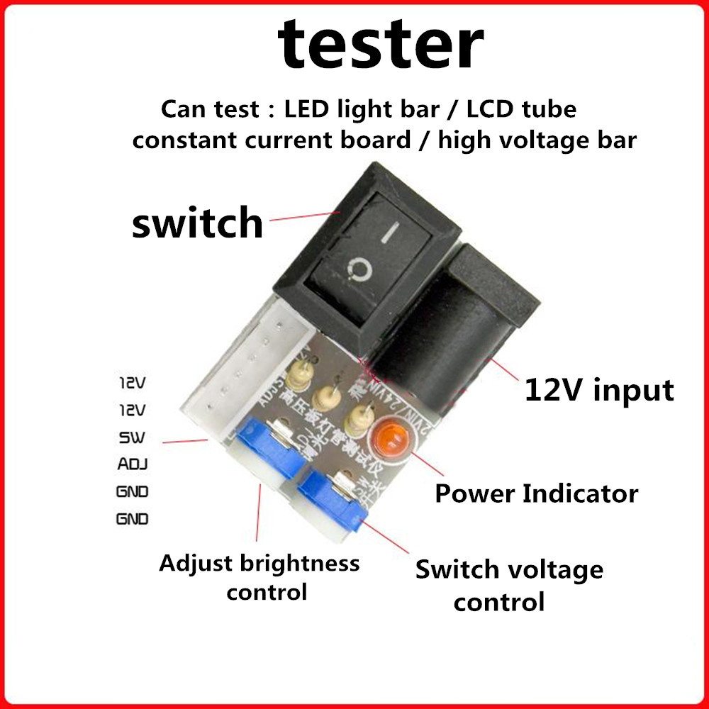 Light bar tester Constant current board test tool CCFL tube modification LED backlight light bar tes