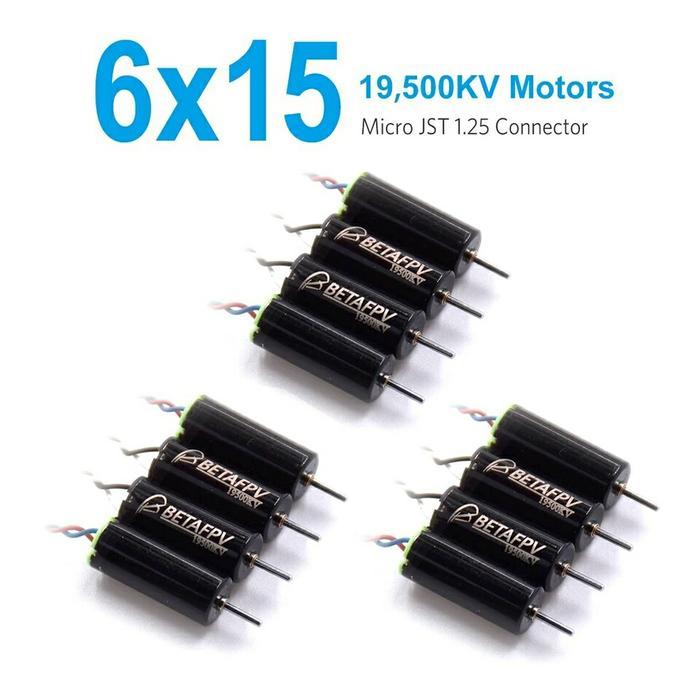 BETAFPV 1PCS 615 6X15MM TINY WHOOP MOTOR (SPEED: INSANE) 19KV BLACK