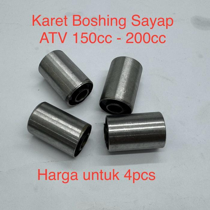 Karet Boshing Sayap / Arm / Kaki Depan ATV - UTV - Buggy - Mini Jeep 150cc - 200cc - 4pcs