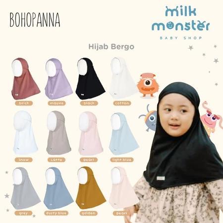 Bohopanna Hijab Bergo / Hijab anak bergo / Kerudung anak / Kerudung bergo