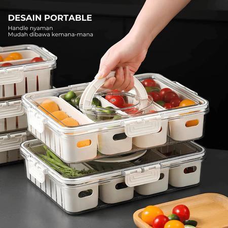 New Kontainer kulkas Box kontainer JUMBO bahan Akrilik