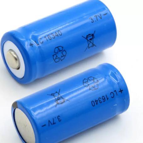 New 16340 lithium battery CR123A large capacity rechargeable battery 1300