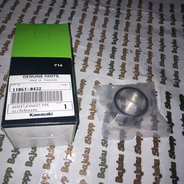 PAKING GASKET KNALPOT NINJA 250 FI NINJA RR MONO NINJA 250 MONO Z250 FI Z250 SL ORIGINAL KAWASAKI